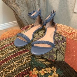 JOIE Amina Bare Braided Sandals, Dusk